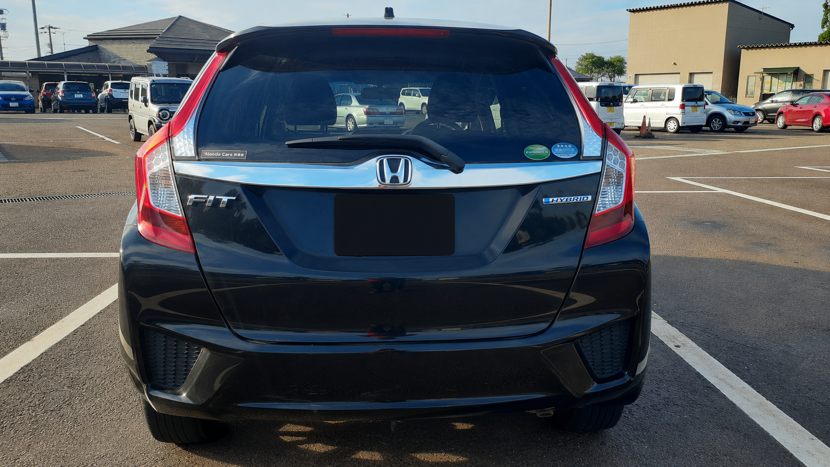 2014 Honda Fit Hybrid Glossy Black - Image 2