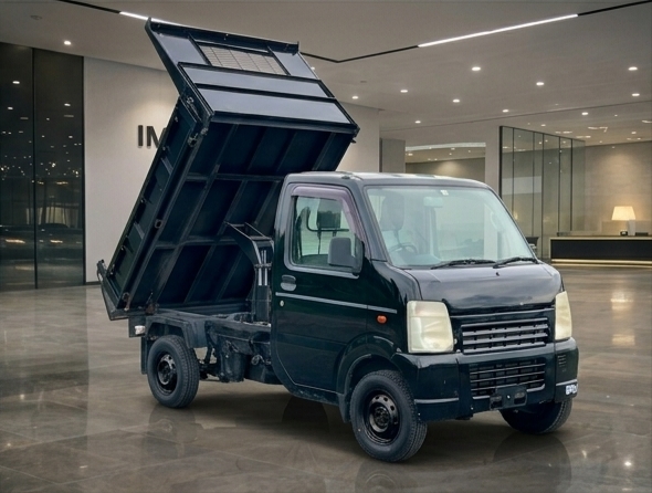2003 Suzuki Carry Dump Glossy Black - Image 4